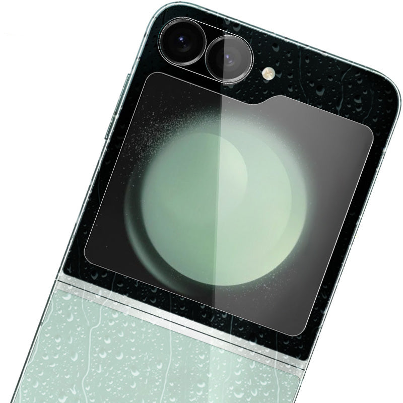 IMAK For Samsung Galaxy Z Flip6 5G Tempered Glass Camera Lens Protector with Rear Small Screen Film Set