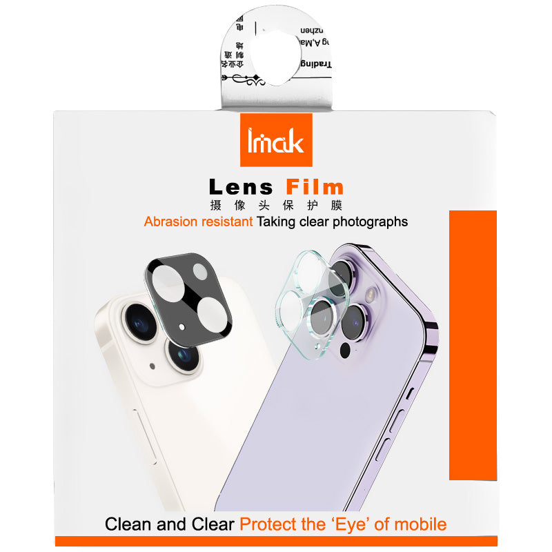IMAK For Samsung Galaxy Z Flip6 5G Camera Lens Protector Oleophobic Ultra Clear Lens Film with Back Screen Film Set (Black Version)