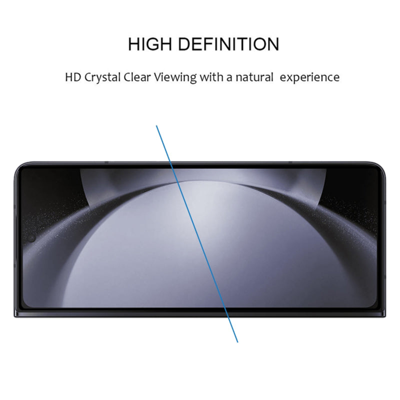 For Samsung Galaxy Z Fold6 5G Front Tempered Glass Screen Protector Full Cover Full Glue Silk Printing Clear Film