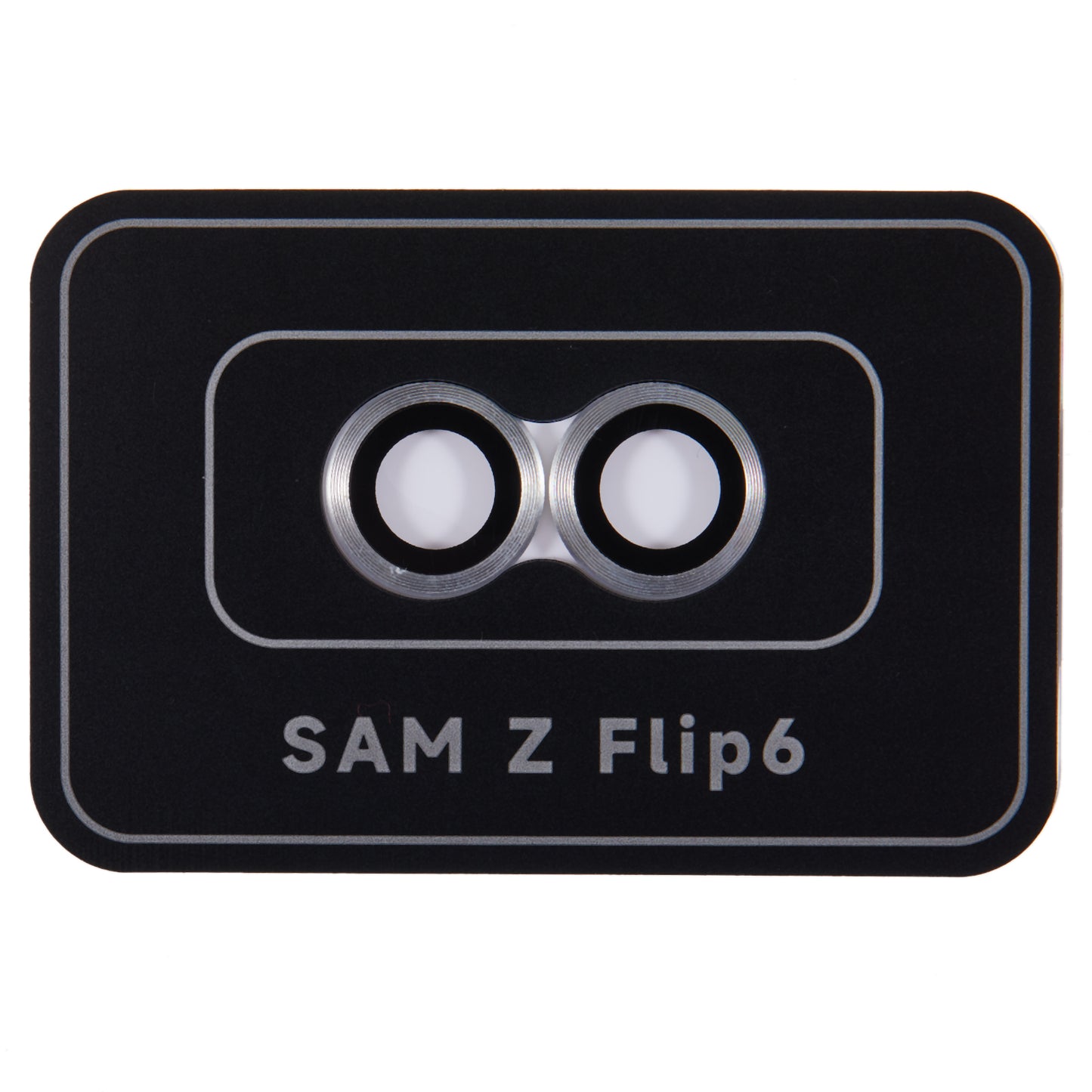 For Samsung Galaxy Z Flip6 5G Camera Lens Protector Precise Positioning Individual Lens Film Set - Silver