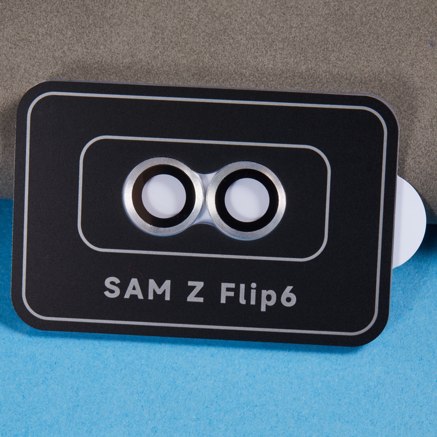 For Samsung Galaxy Z Flip6 5G Camera Lens Protector Precise Positioning Individual Lens Film Set - Silver