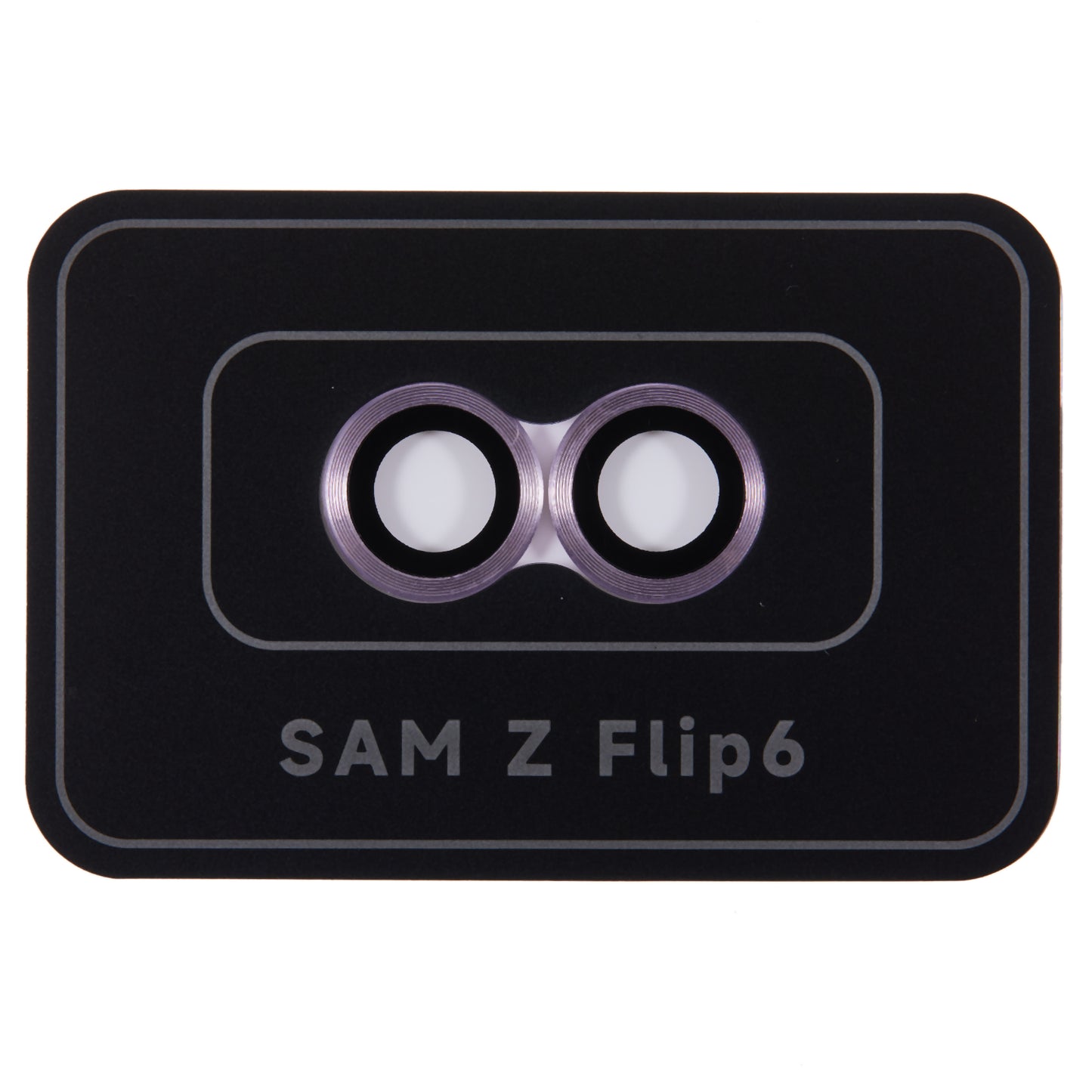 For Samsung Galaxy Z Flip6 5G Camera Lens Protector Precise Positioning Individual Lens Film Set - Purple
