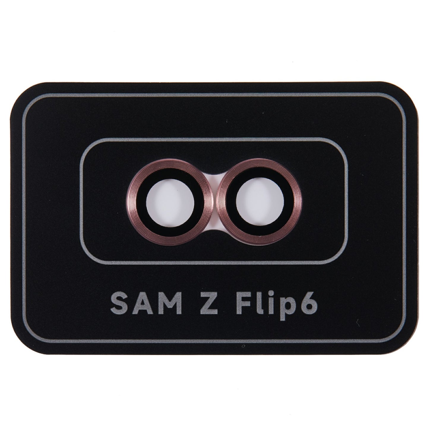 For Samsung Galaxy Z Flip6 5G Camera Lens Protector Precise Positioning Individual Lens Film Set - Pink