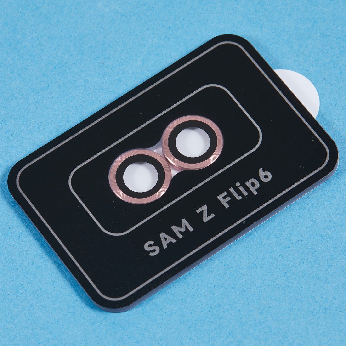 For Samsung Galaxy Z Flip6 5G Camera Lens Protector Precise Positioning Individual Lens Film Set - Pink