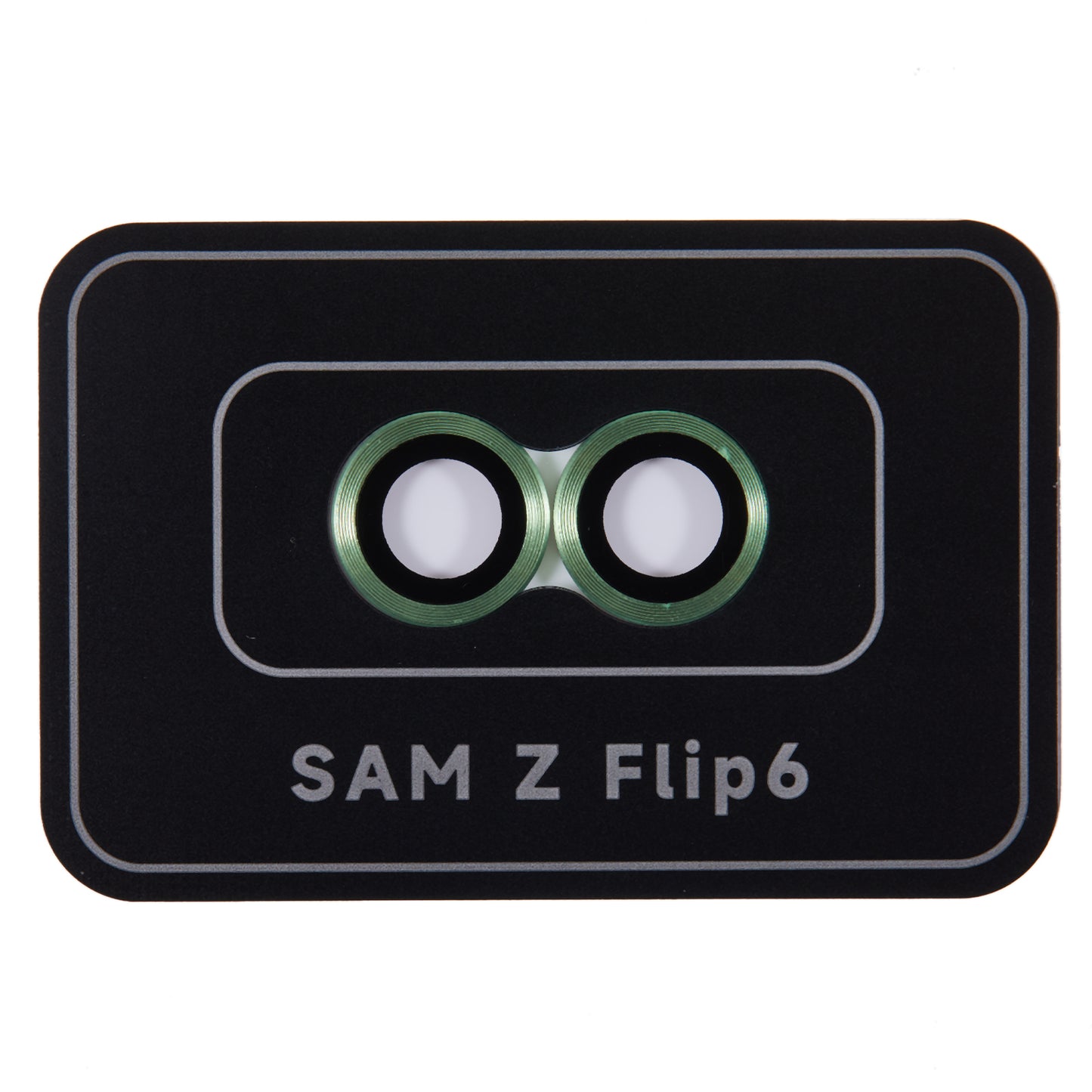 For Samsung Galaxy Z Flip6 5G Camera Lens Protector Precise Positioning Individual Lens Film Set - Green