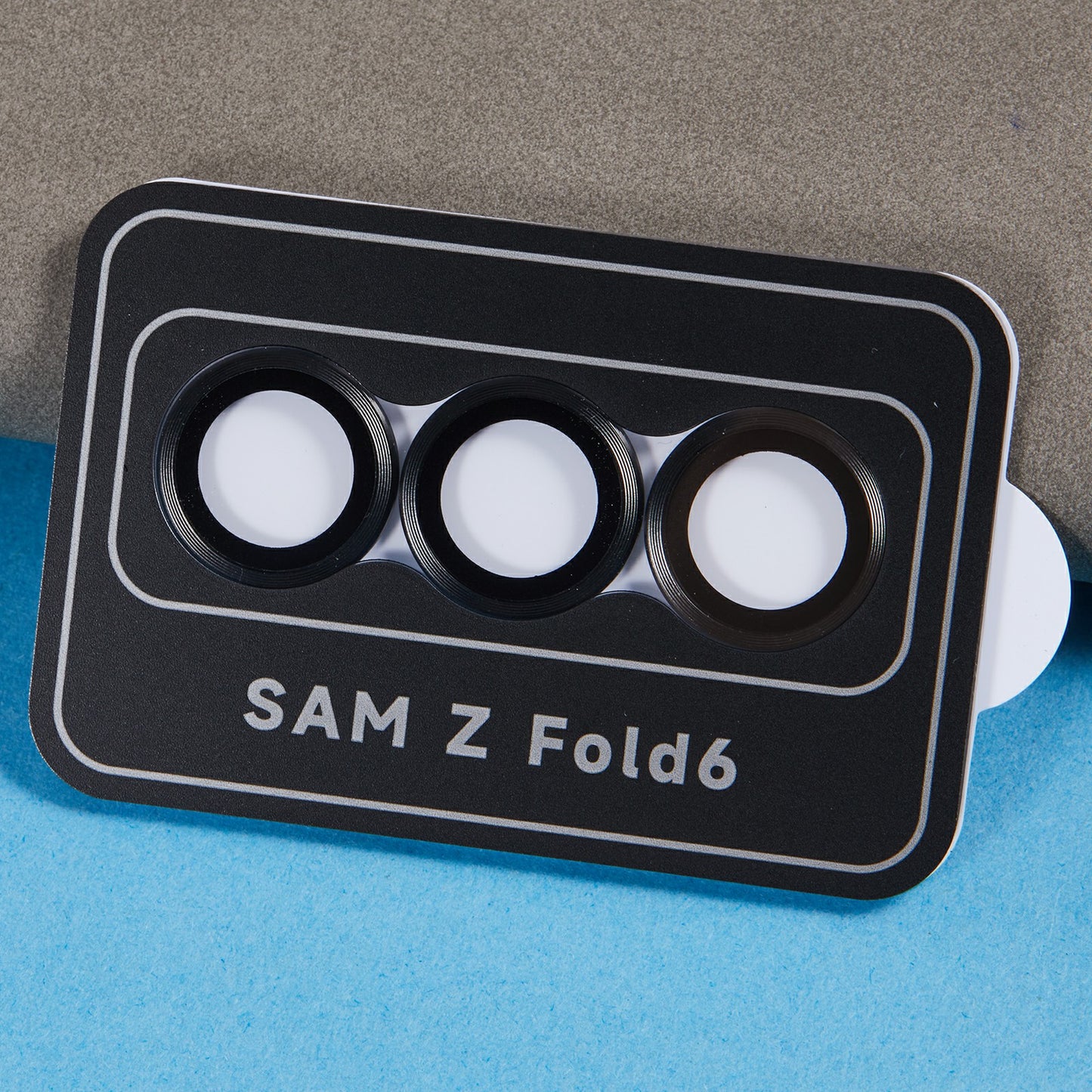 For Samsung Galaxy Z Fold6 5G Camera Lens Protector Set Precise Positioning Individual Lens Film - Black
