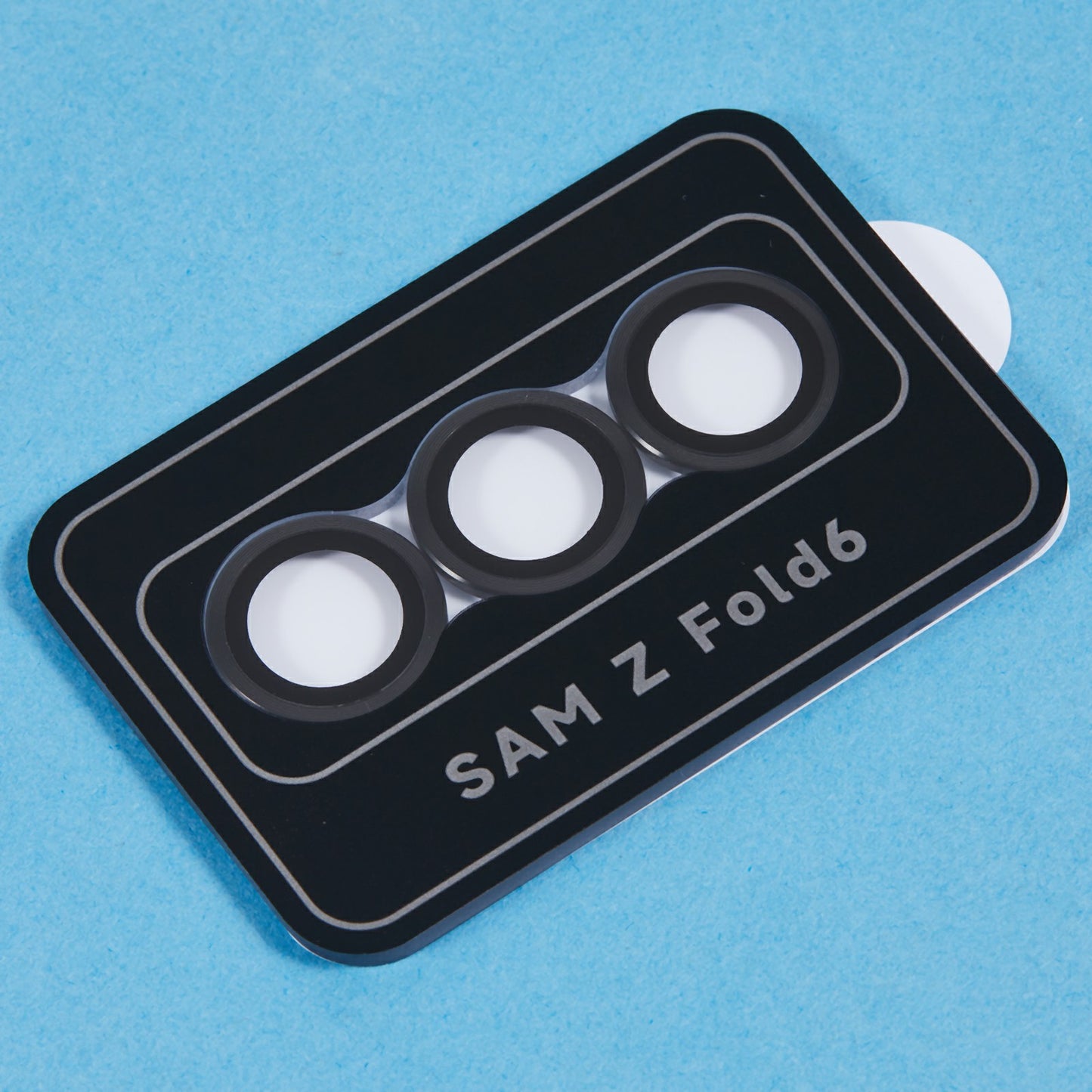 For Samsung Galaxy Z Fold6 5G Camera Lens Protector Set Precise Positioning Individual Lens Film - Black