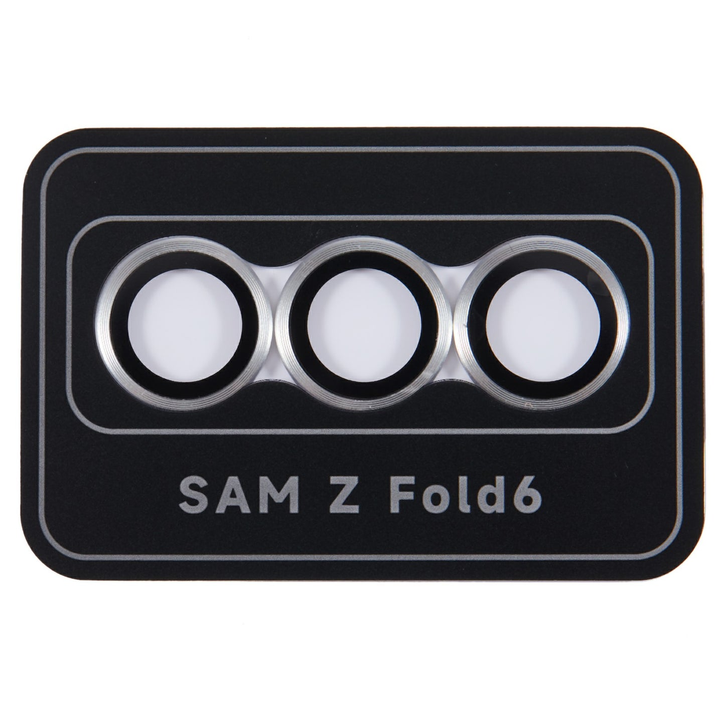 For Samsung Galaxy Z Fold6 5G Camera Lens Protector Set Precise Positioning Individual Lens Film - Silver