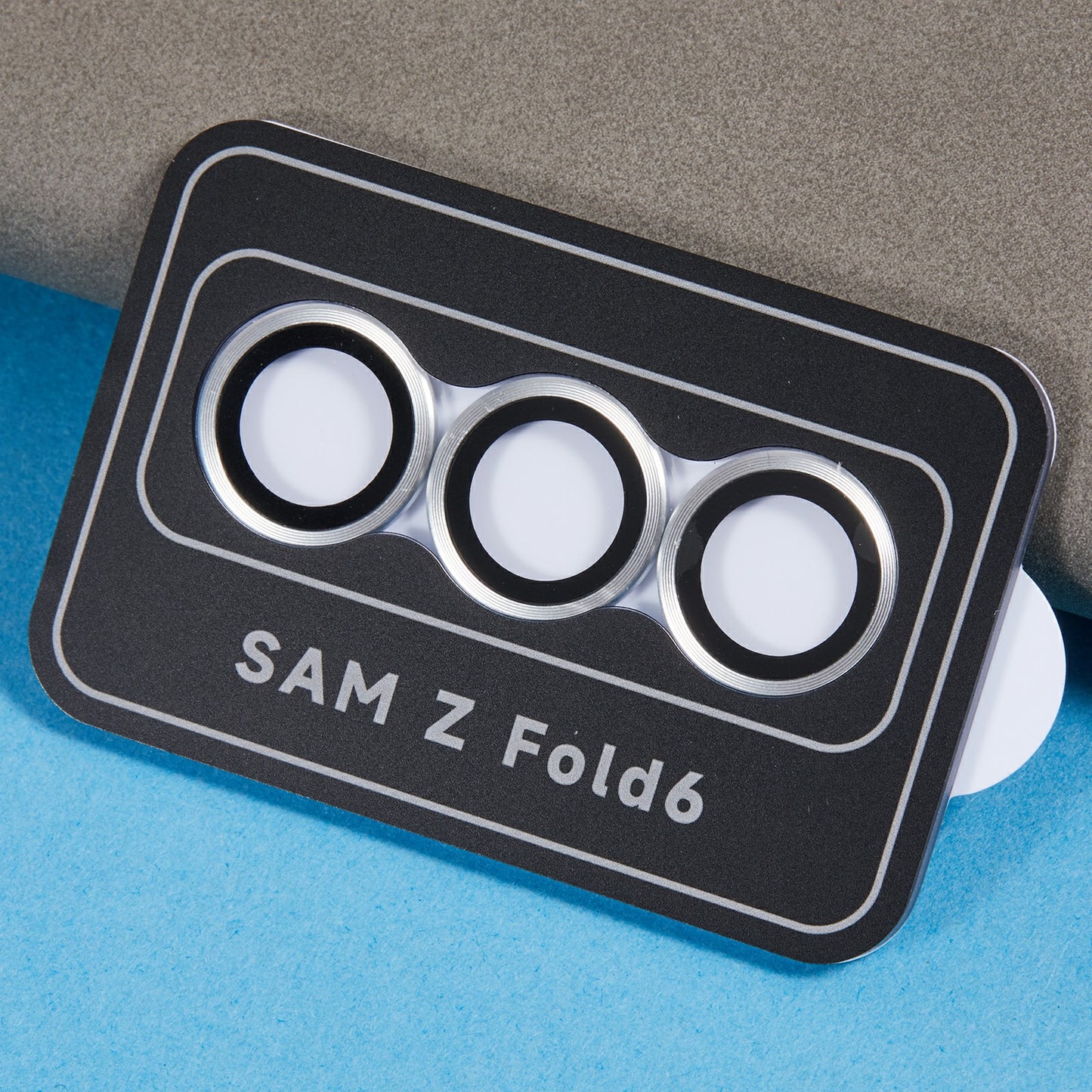 For Samsung Galaxy Z Fold6 5G Camera Lens Protector Set Precise Positioning Individual Lens Film - Silver