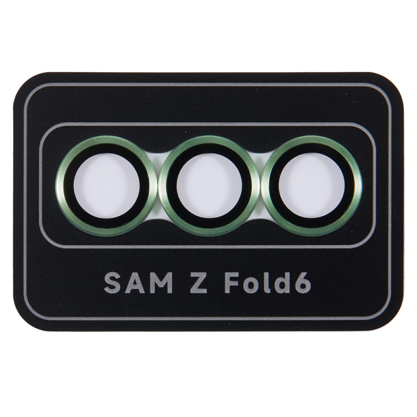 For Samsung Galaxy Z Fold6 5G Camera Lens Protector Set Precise Positioning Individual Lens Film - Green
