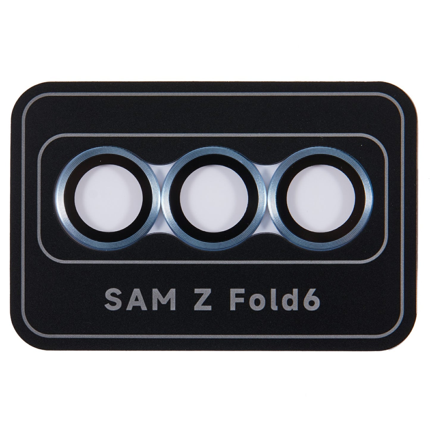 For Samsung Galaxy Z Fold6 5G Camera Lens Protector Set Precise Positioning Individual Lens Film - Blue