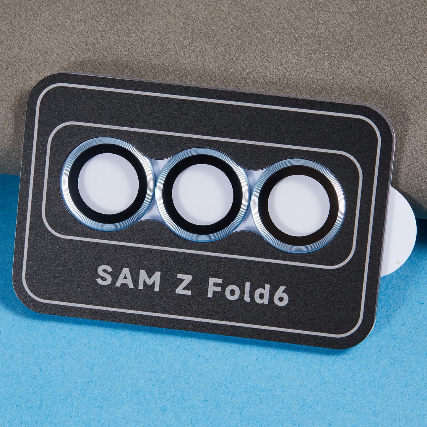 For Samsung Galaxy Z Fold6 5G Camera Lens Protector Set Precise Positioning Individual Lens Film - Blue