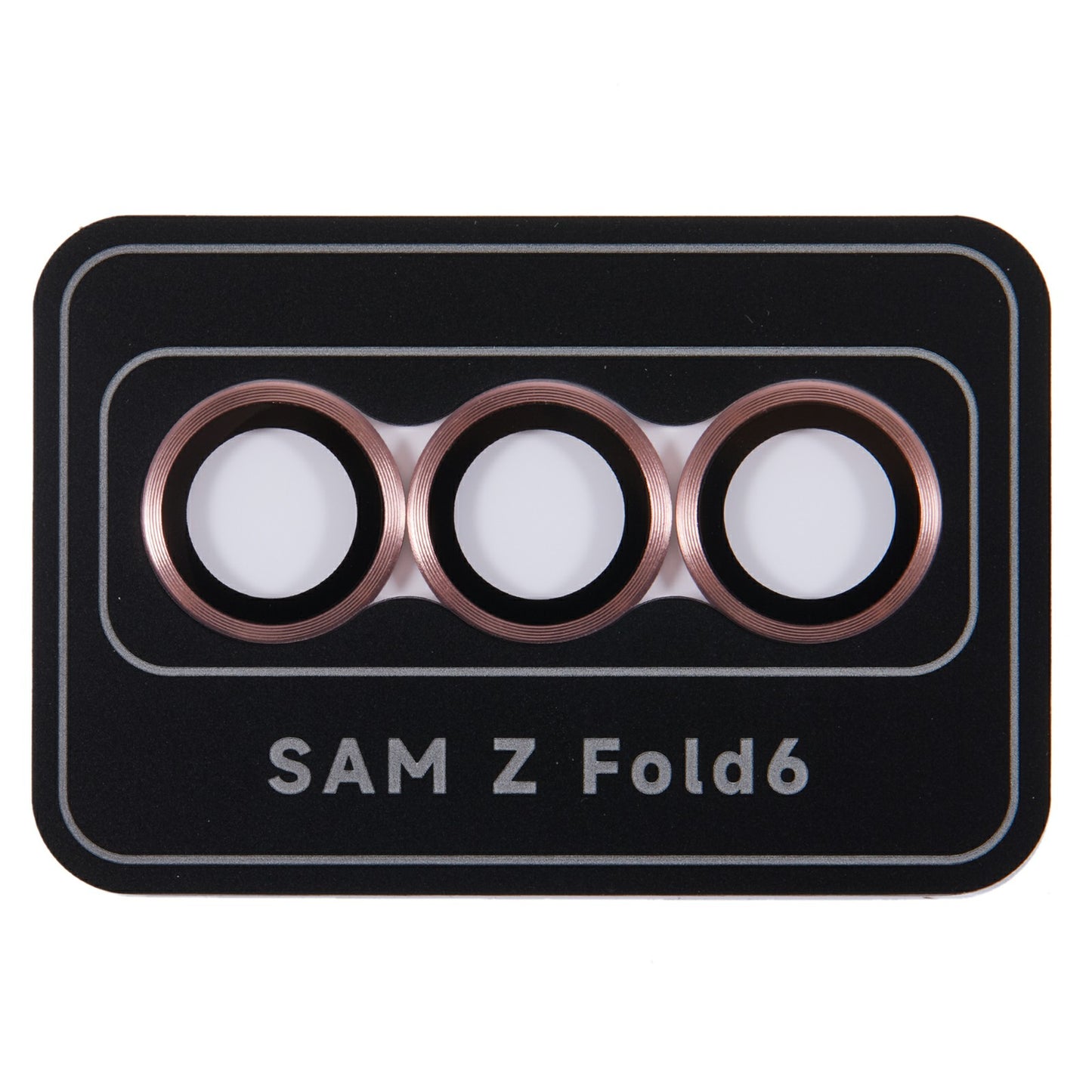 For Samsung Galaxy Z Fold6 5G Camera Lens Protector Set Precise Positioning Individual Lens Film - Pink