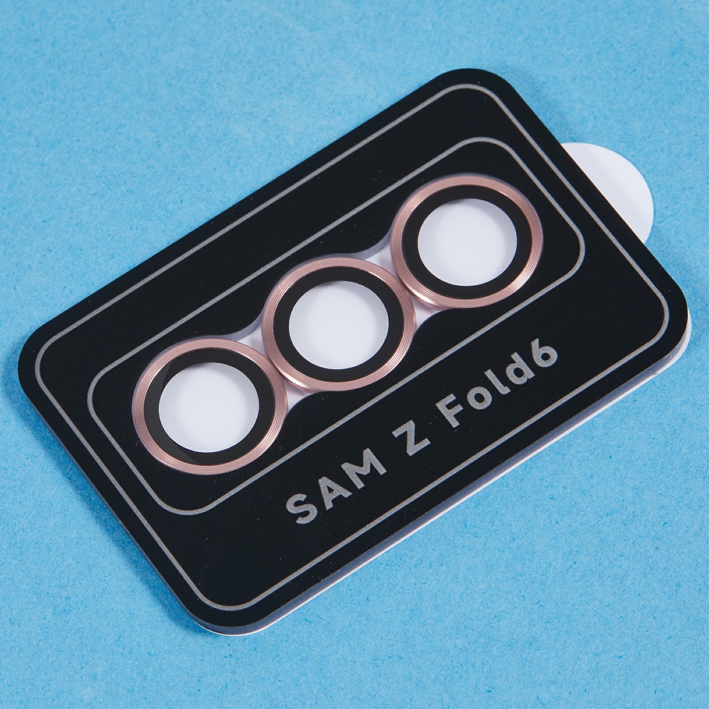 For Samsung Galaxy Z Fold6 5G Camera Lens Protector Set Precise Positioning Individual Lens Film - Pink