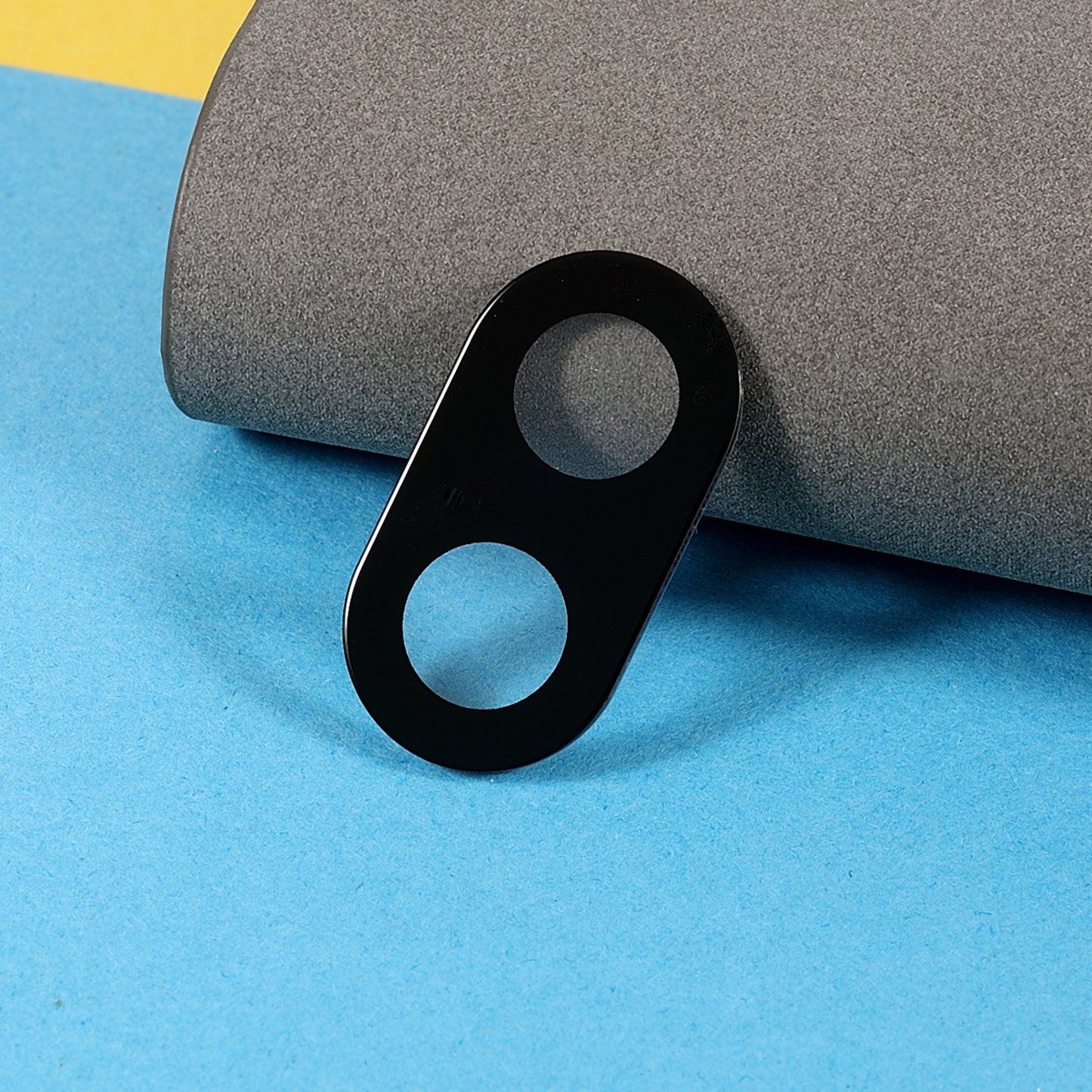 For Samsung Galaxy Z Flip6 5G Camera Lens Protector Clear Tempered Glass Lens Film - Silk Printing Black