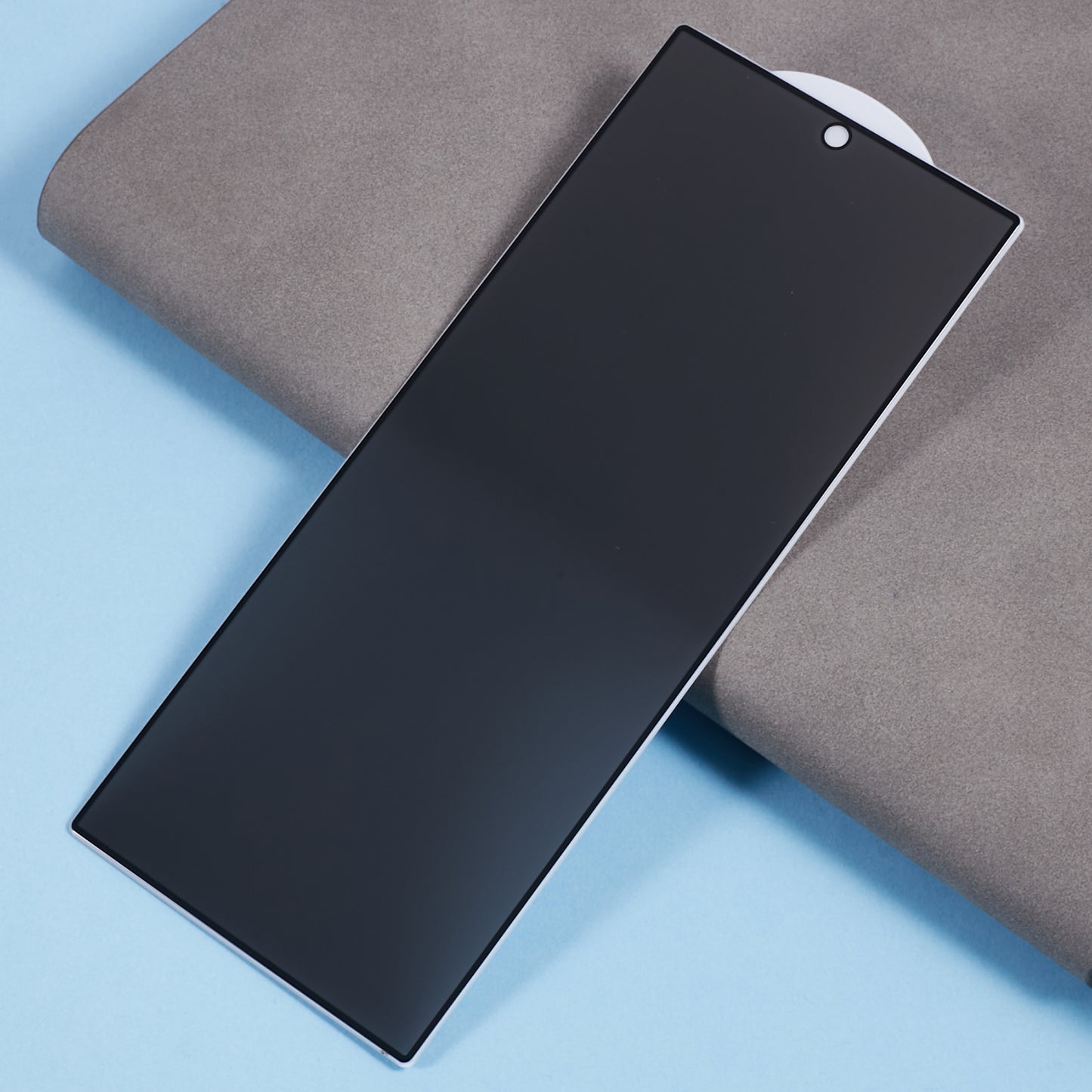 For Samsung Galaxy Z Fold6 5G Anti-Spy Screen Protector Silk Printing Tempered Glass Full Glue Film