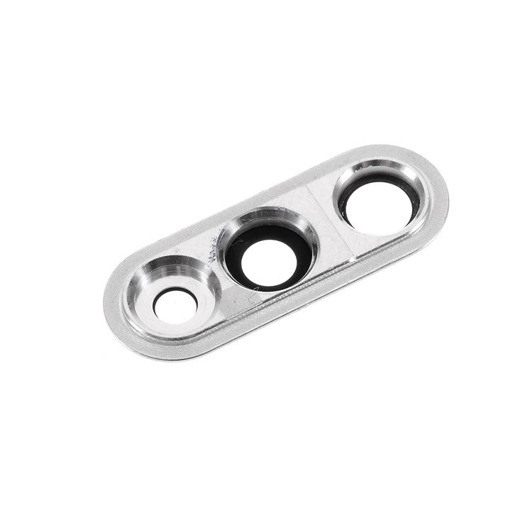 OEM Back Camera Lens Ring Cover with Glass Lens for Huawei P30 Lite (48MP AI Ultra-wide Triple Camera) - Silver