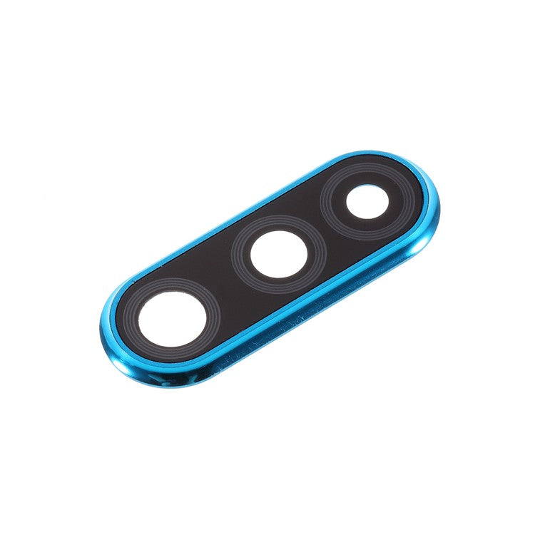 OEM Back Camera Lens Ring Cover with Glass Lens for Huawei P30 Lite (48MP AI Ultra-wide Triple Camera) - Blue