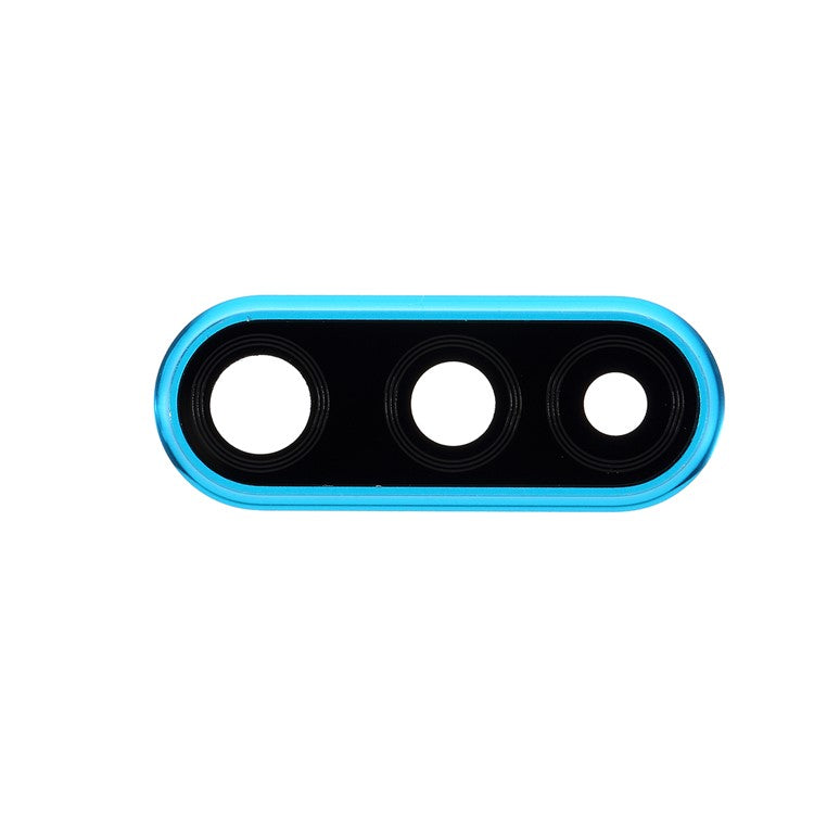 OEM Back Camera Lens Ring Cover with Glass Lens for Huawei P30 Lite (48MP AI Ultra-wide Triple Camera) - Blue