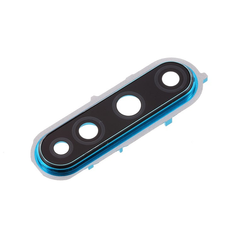 OEM Back Camera Lens Ring Cover with Glass Lens for Huawei nova 6 4G Version - Blue