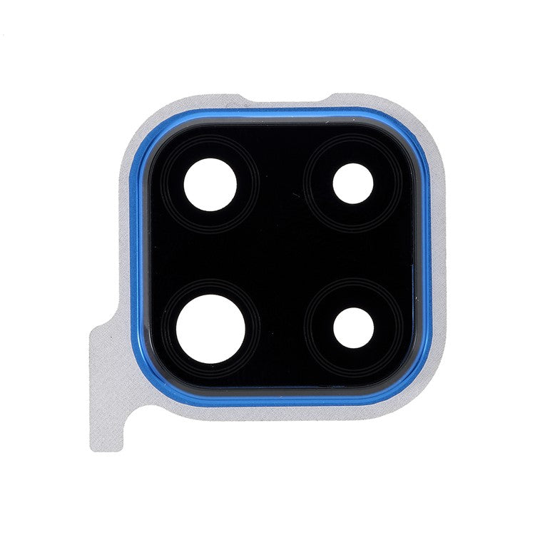 OEM Back Camera Lens Ring Cover with Glass Lens for Huawei nova 5i Pro - Dark Blue