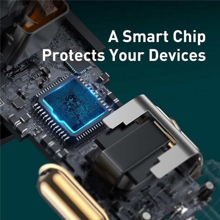 BASEUS Share Together USB+Type C Dual Port 120W Fast Charge Car Charger with Cigarette Lighter for 12-24V Car