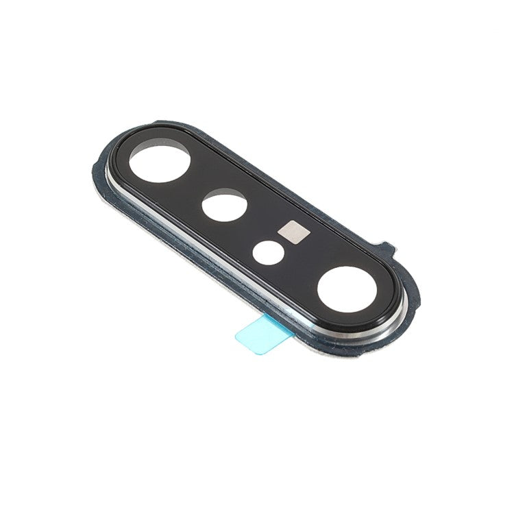 OEM Rear Camera Lens Ring Cover Part with Glass Lens for Sony Xperia 1 II - Silver