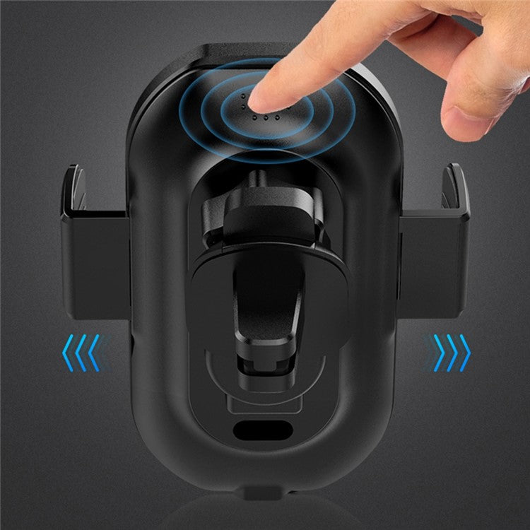 A7S Wireless Car Charger Auto Sensing Clamp Car Air Vent Outlet Phone Mount Holder Magnetic Charging Station