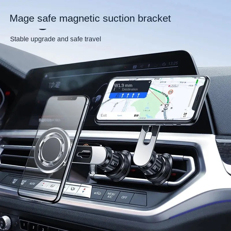 JMARY MH-78 Car Air Vent Phone Mount Strong Magnetic Absorption Cell Phone Holder Bracket