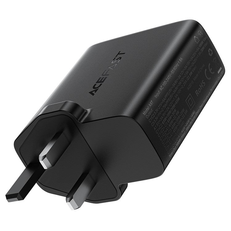 ACEFAST A97 PD 100W GaN Charger Adapter 3 Type-C+USB-A Wall Charger (UK Plug)
