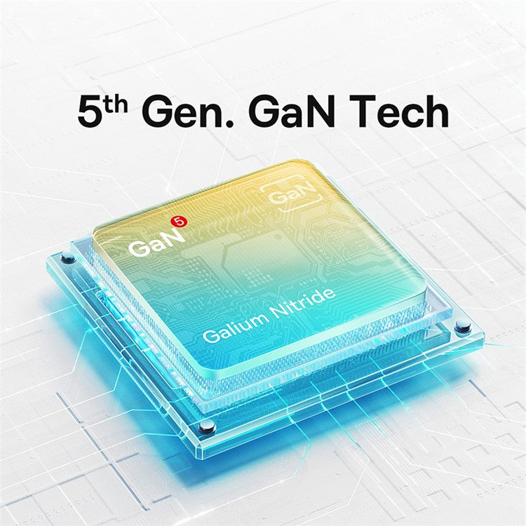 BASEUS GaN5 Fast Charger 30W Single Type-C Wall Charger EU Plug Adapter (Mini), with Type-C to Type-C Cable - White