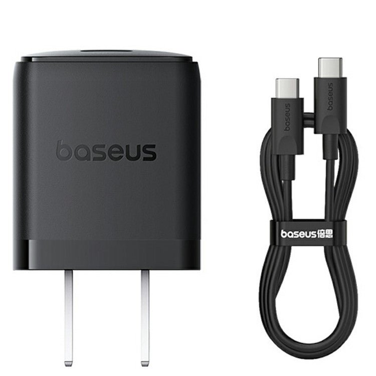 BASEUS Palm Fast Charger 20W Type-C Single Port Power Adapter US Plug