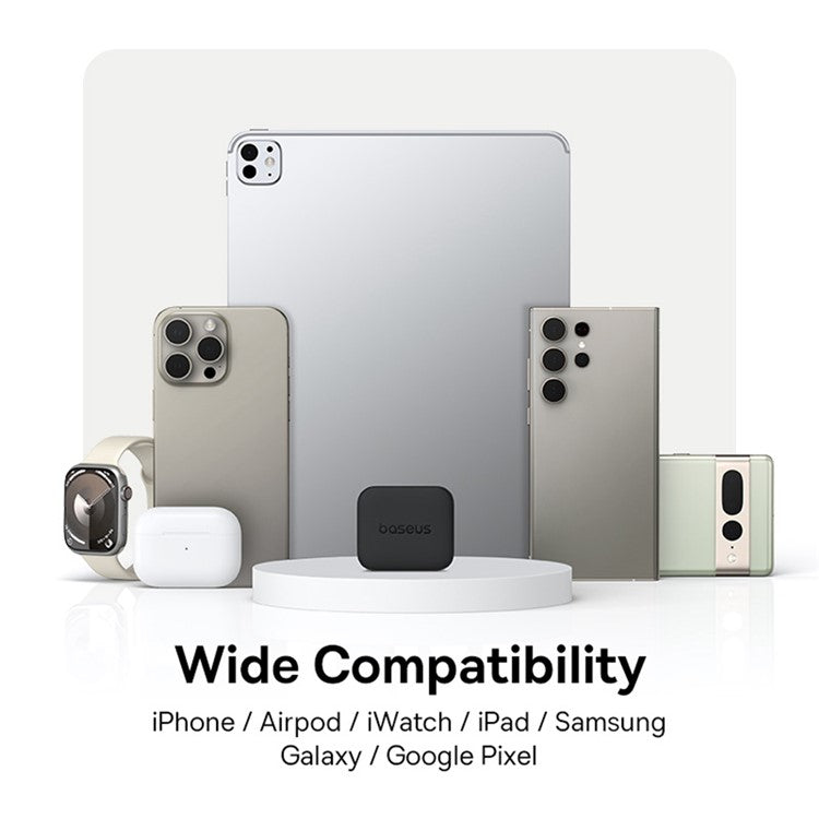 BASEUS Palm Fast Charger 20W Fast Charging Type-C Adapter UK Plug with Type-C Cable - Black