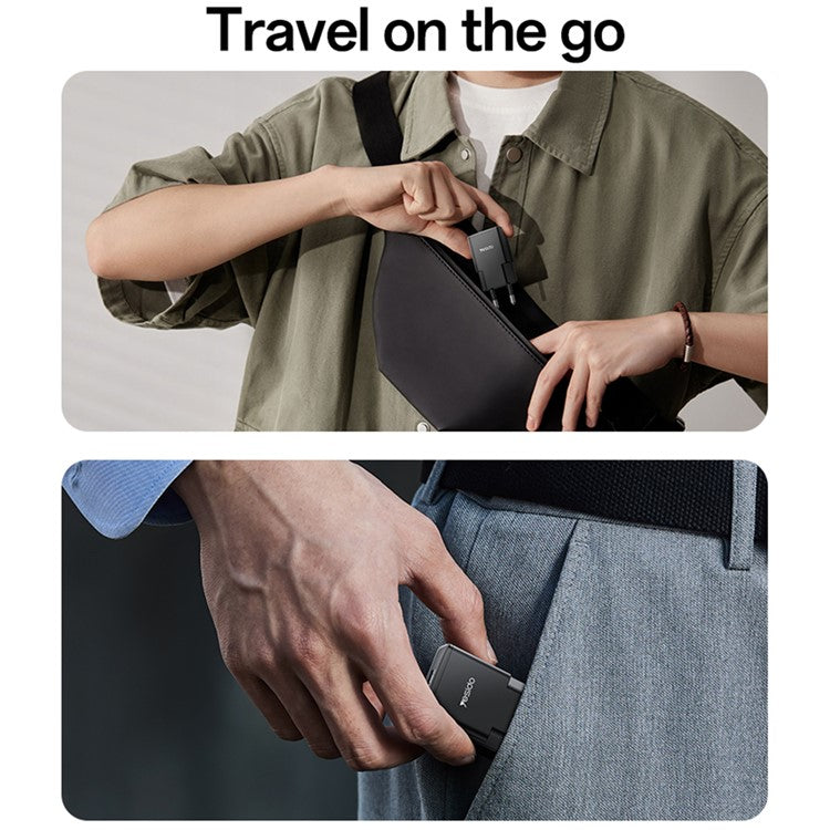 YESIDO YC74 Ultra-Thin 30W Fast Charger Type-C Port Power Adapter, EU Plug