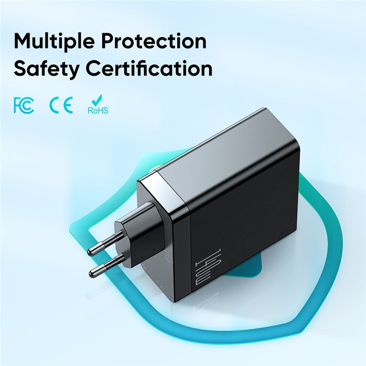 MCDODO CH-29 MDD 140W GaN 5 3 Ports Type-C to Type-C Charger Fast Charging Phone Wall Charger Adapter - EU Plug