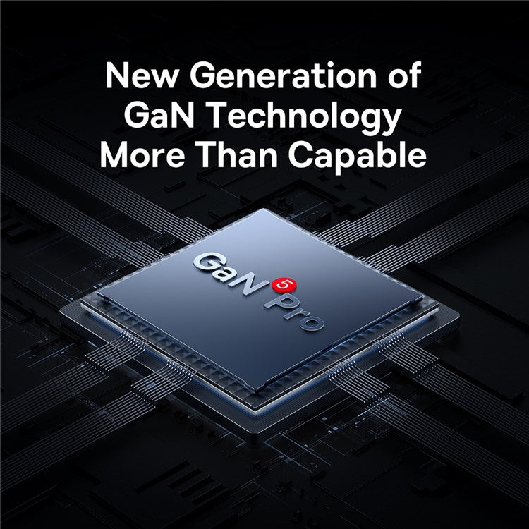 BASEUS GaN5 Pro Wall Charger 2 Type-C + 1 USB 65W Fast Charging Travel GaN Charger EU Plug Adapter - White