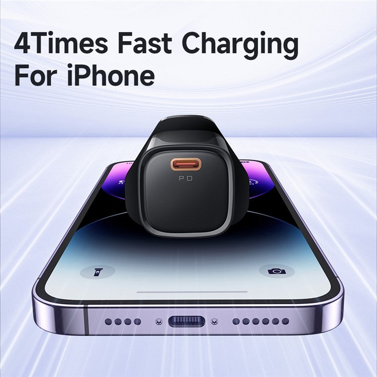 MCDODO Nano Series PD 20W Phone Fast Charging Adapter Singe Type-C Port Wall Charger - Black / UK Plug