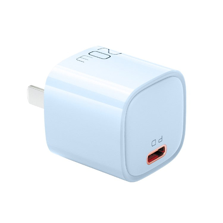 MCDODO Nano Series PD 20W Phone Fast Charging Adapter Singe Type-C Port Wall Charger - Blue / CN Plug