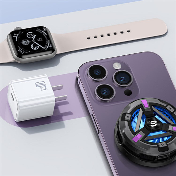 BENKS PA53 Portable 30W Fast Charging Block Type-C Single Port GaN Wall Charger, CN Plug