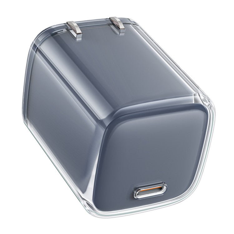 ACEFAST A5 Crystal Series PD 30W GaN Wall Charger Type-C Phone Fast Charge Adapter - Grey / CN Plug