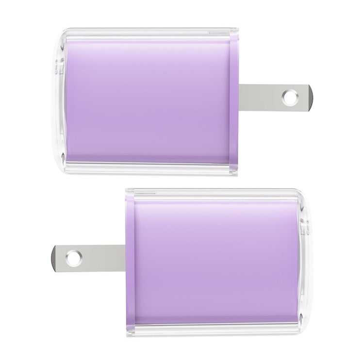 ACEFAST A5 Crystal Series PD 30W GaN Wall Charger Type-C Phone Fast Charge Adapter - Purple / US Plug