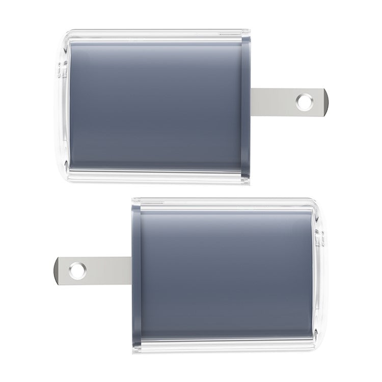 ACEFAST A5 Crystal Series PD 30W GaN Wall Charger Type-C Phone Fast Charge Adapter - Grey / US Plug