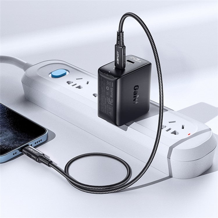 ACEFAST A51 PD 35W Wall Charger Dual Type-C GaN Phone Charging Adapter, US Plug