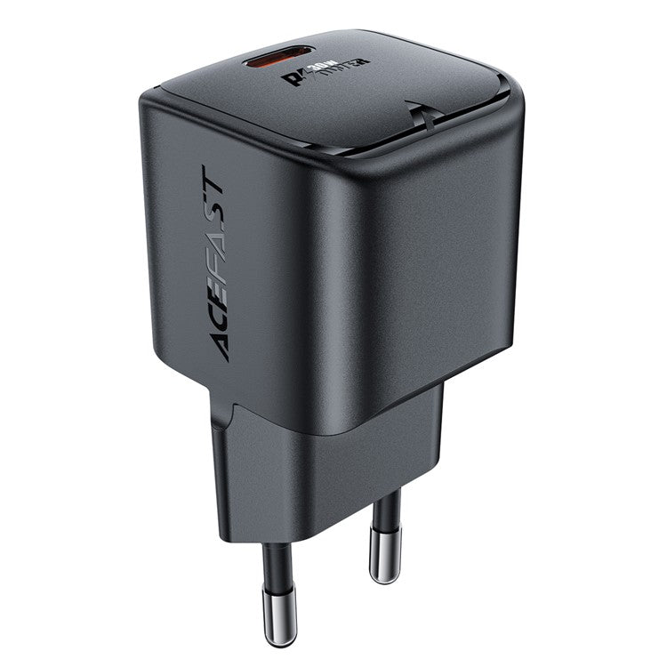 ACEFAST A77 Mini PD 30W GaN Wall Charger Type-C Port Phone Fast Charging Adapter, EU Plug