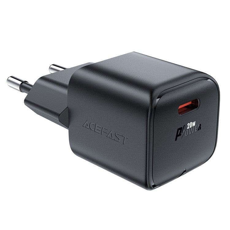 ACEFAST A73 Mini PD 20W GaN Charger Type-C Port Phone Fast Charging Adapter, EU Plug