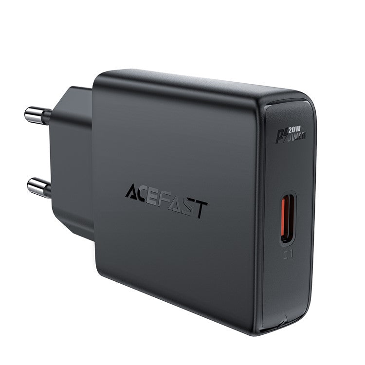 ACEFAST A65 GaN Tech PD 20W Fast Charger Type-C Ports Wall Charger Power Adapter - EU Plug