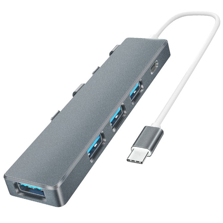 ADS-301C Type-C Hub USB Ports Expander to USB-C+USB 3.0+3xUSB 2.0 - Grey