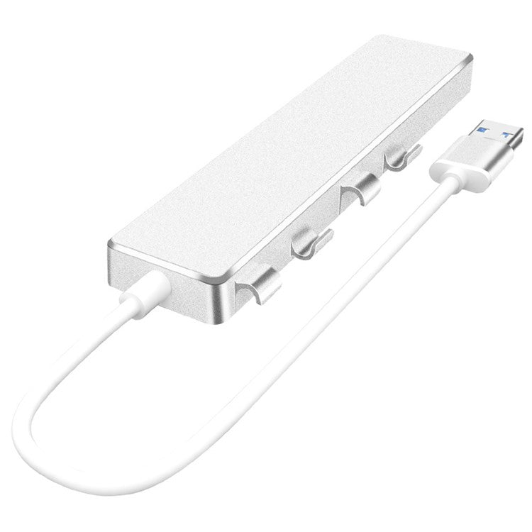 ADS-301A Laptop USB Hub Expander to USB-C+USB 3.0+3xUSB 2.0 - Silver