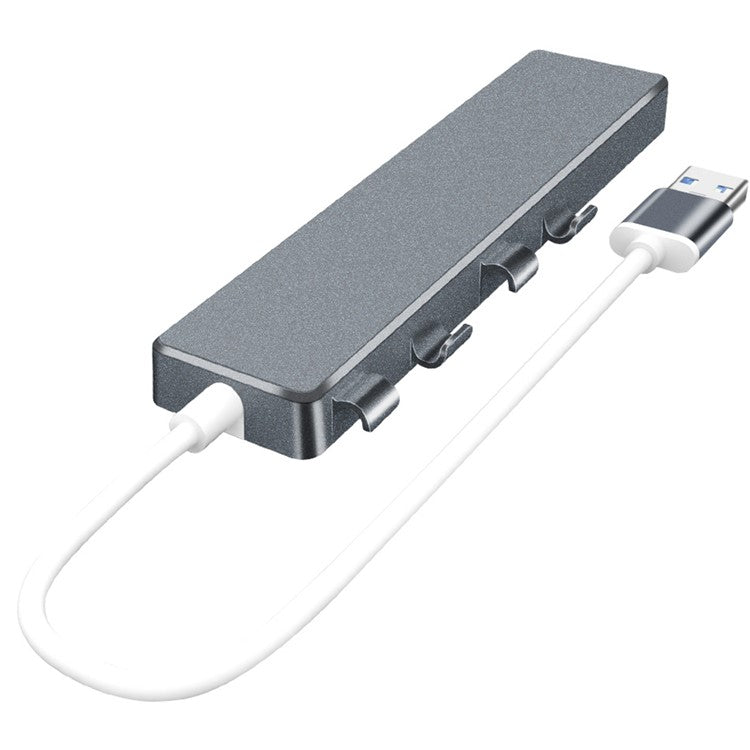 ADS-301A Laptop USB Hub Expander to USB-C+USB 3.0+3xUSB 2.0 - Grey