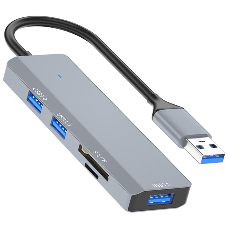 ADS-310A Multi-Port Hub USB Adapter to 3xUSB 3.0+2xCard Reader Slots
